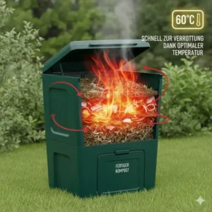 Darstellung: Beschleunigte Verrottung durch Hitze im schnell komposter garten kaufen