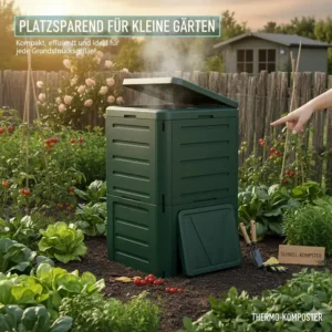 Abbildung: Platzsparender und kompakter schnell komposter garten kaufen für kleine Flächen