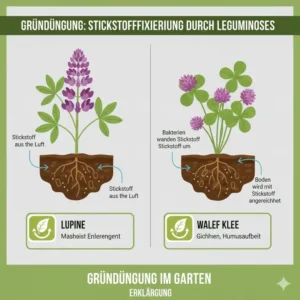 gründüngung im garten erklärung – Stickstofffixierende Pflanzen