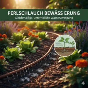 Perlschlauch: Vergrabenes System zur direkten und wassersparende gartenbewässerung kaufen an den Wurzeln.