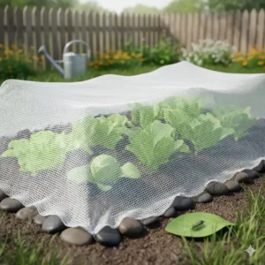 Schädlingsabwehr: Pflanzen mit feinem ökologische garten vlies kaufen vor Insekten und Schädlingen bewahren.