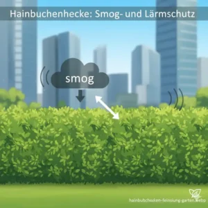 Eine dichte Hainbuchenhecke als Sichtschutz und Teil der anti smog pflanzen garten.