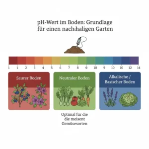 Der richtige pH-Wert ist ein gesunder Boden für nachhaltigen Garten.