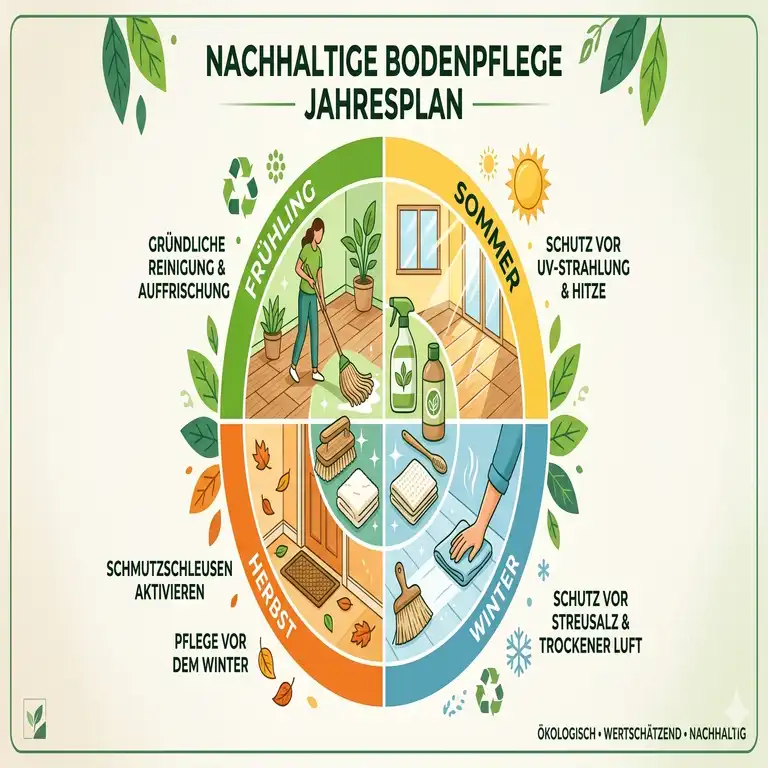 nachhaltige bodenpflege jahresplan: 7 goldene Regeln für 2026