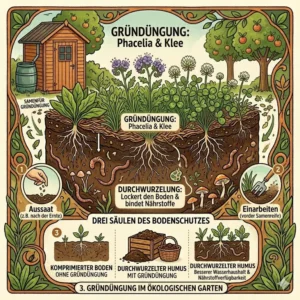 Die No-Dig-Methode als nachhaltige Praxis für den bodenschutz im ökologischen garten.