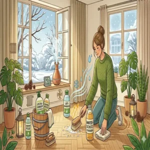 Schutz vor Streusalz und Heizungsluft im Winter im nachhaltige bodenpflege jahresplan.