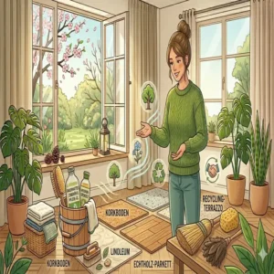 Die richtige Pflege für Parkett, Kork und Linoleum im nachhaltige bodenpflege jahresplan.